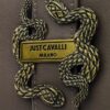 JUST CAVALLI Damski portfel w kolorze taupe Iconic Snakes - Style 15