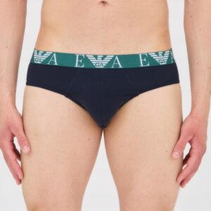 EMPORIO ARMANI Slipy granatowe 3-pack