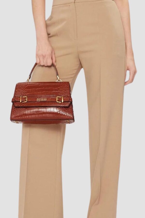 GUESS Brązowa torebka Sestri Luxury