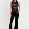 JUICY COUTURE Czarny damski top Juicy As Hell Tank