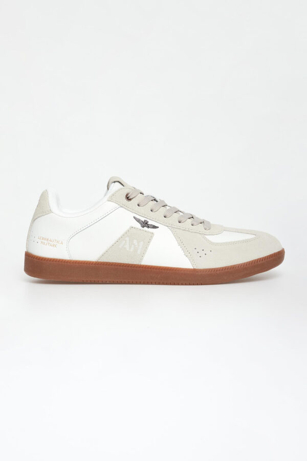 Sneakersy męskie skórzane AERONAUTICA MILITARE