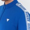 GUESS Niebieska męska bluza Full Zip