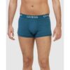 GUESS Zielone i morskie bokserki męskie 3 pack