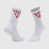 GUESS Białe męskie sportowe skarpetki