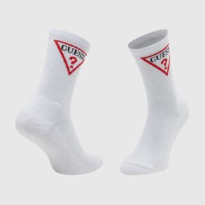 2131f4efcd804b447d3e9effbb19136667221147 GUESS Białe męskie sportowe skarpetki