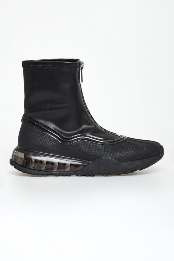 21bd53655b1360440663f77f1316bd247cee04ea Botki damskie wysoką cholewką DKNY