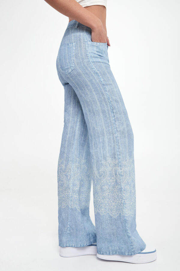 Spodnie damskie lniane ERMANNO FIRENZE