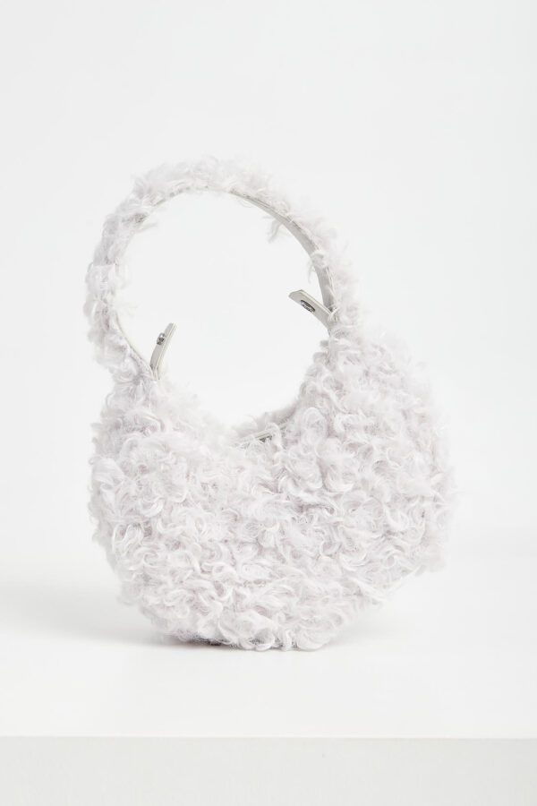 Torebka bangle z futerkiem PATRIZIA PEPE