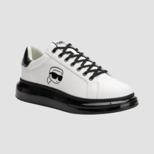 KARL LAGERFELD Białe sneakersy męskie KAPRI KUSHION Outline NFT