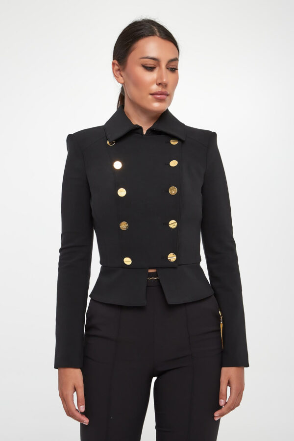 228e6dd4a2207703ed93fa59201463821b4f734a Żakiet damski dwurzędowy ELISABETTA FRANCHI