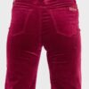 7 FOR ALL MANKIND Bordowe damskie spodnie Modern Dojo Velvet