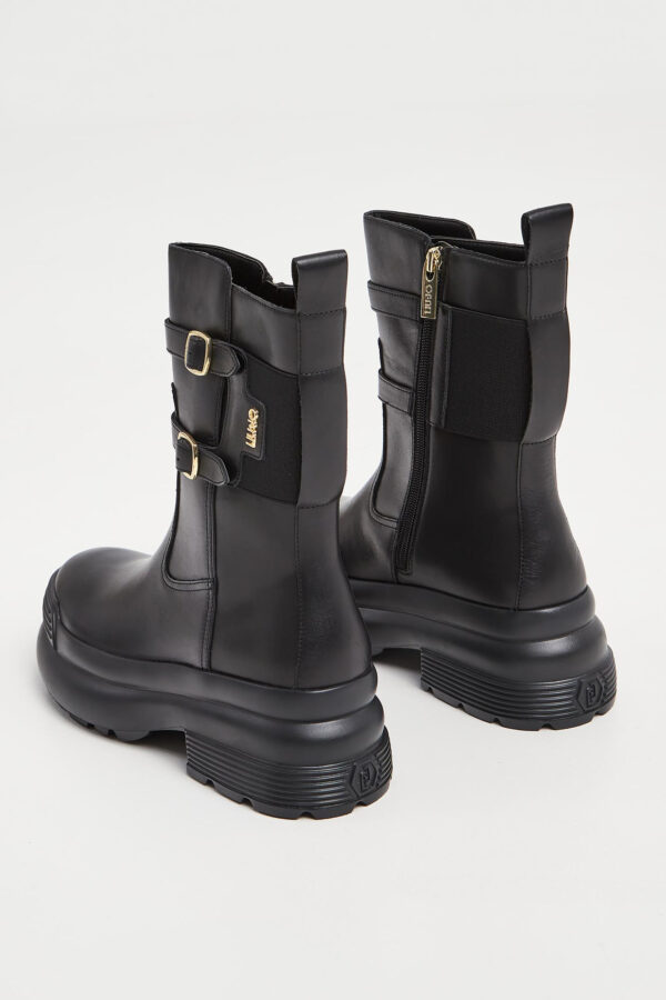 22b5f3f29fd94c70ad055faa9364e1cbaca3c0a2 Botki skórzane LIU JO