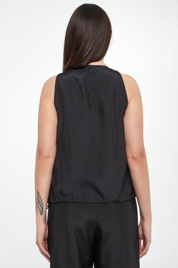 23316ac6ae580ad25d67bb65e68a4dcf6fd66f82 Top damski jedwabny Meana MARELLA MONOCHROME