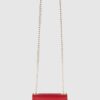 VALENTINO Mała czerwona kopertówka Divina Pochette