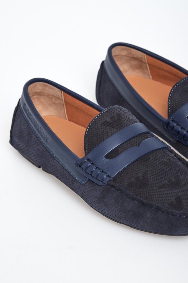 240331a22d8754fd137dd6413390b27bf83d7d52 Mokasyny męskie zamszowe EMPORIO ARMANI