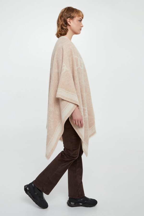 2446aa2bf3effe3de023167e79a0be26ac38cbea Ponczo damskie wełniane Croazia PINKO