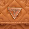 GUESS Brązowa damska kopertówka Adelasia Cnvrtble