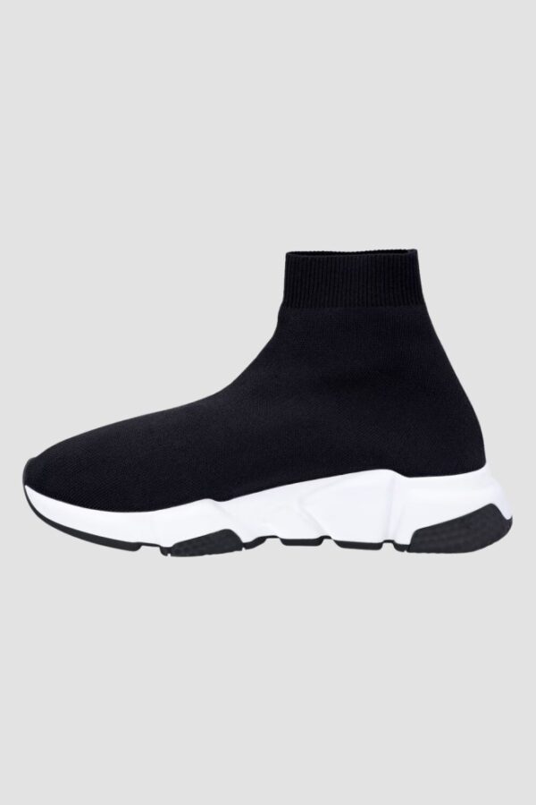 24ea640ed77b74285cdfb995a070c3bc5f812474 BALENCIAGA Czarne buty SPEED LT GRAFFITI SNEAKERS