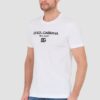 DOLCE & GABBANA Biały męski t-shirt, Rozmiar 52