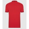 EMPORIO ARMANI Męska, czerwona, koszulka polo
