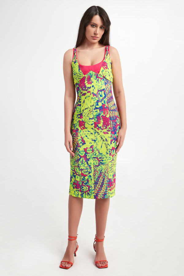 25e7c7598279eda531350ad2b9c7feb90958ef52 Sukienka midi VERSACE JEANS COUTURE