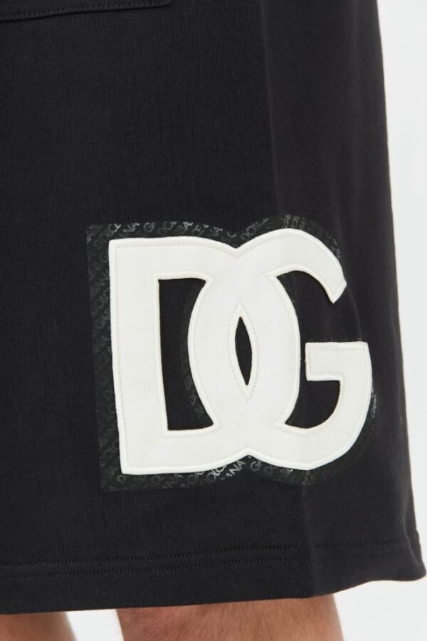 DOLCE & GABBANA Czarne męskie spodenki, Rozmiar 54