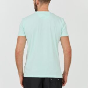 LA MARTINA Miętowy męski t-shirt Jersey