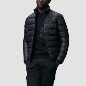 2773cab5d92898eb3caa68e87c677f769f4c5225 BLAUER Czarna męska kurtka Belmont Short Jackets