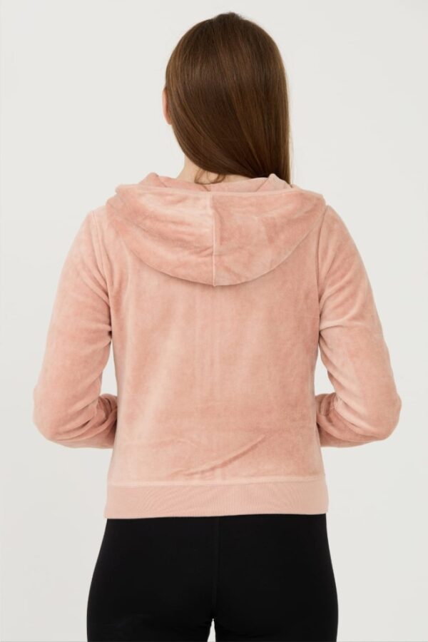 JUICY COUTURE Beżowa damska bluza Heritage Robyn Hoodie