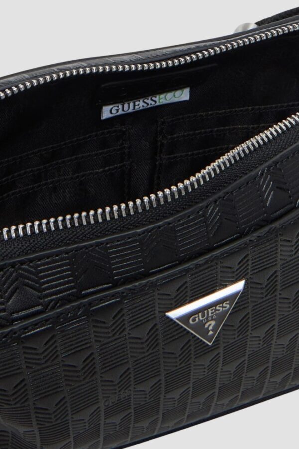 GUESS Czarna męska saszetka Torino Squared