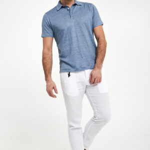 Polo męskie lniane PAUL&SHARK