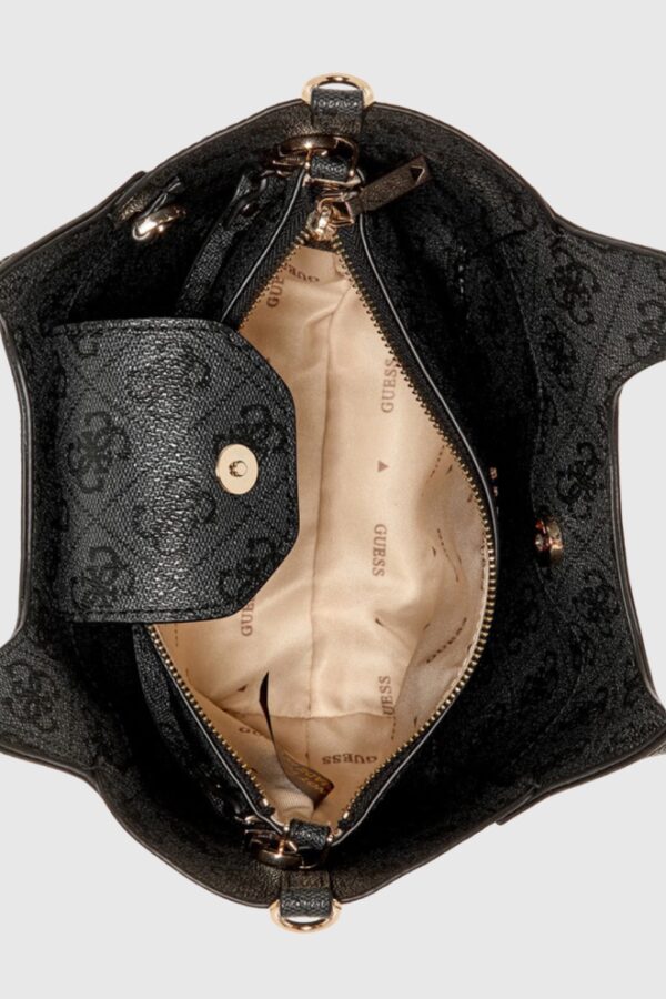 GUESS Czarna torebka damska Calista 2 In 1 Mini