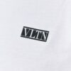 VALENTINO GARAVANI Biały t-shirt męski z logo vltn