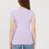 GUESS Lawendowy damski t-shirt Mini Triangle Tee