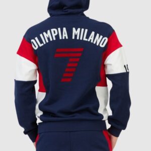 EA7 Granatowa bluza męska Olimpia milano