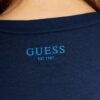 GUESS Granatowy t-shirt damski iconic