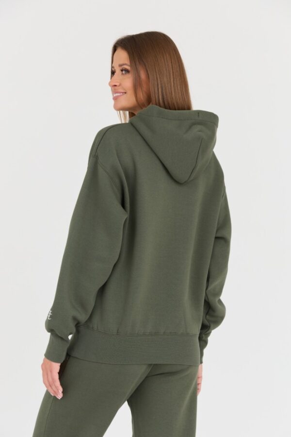 JUICY COUTURE Zielona damska bluza Recycled Queenie Hoodie