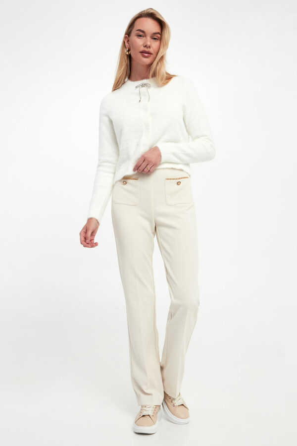 Kardigan damski z kokardką JOSEPH RIBKOFF