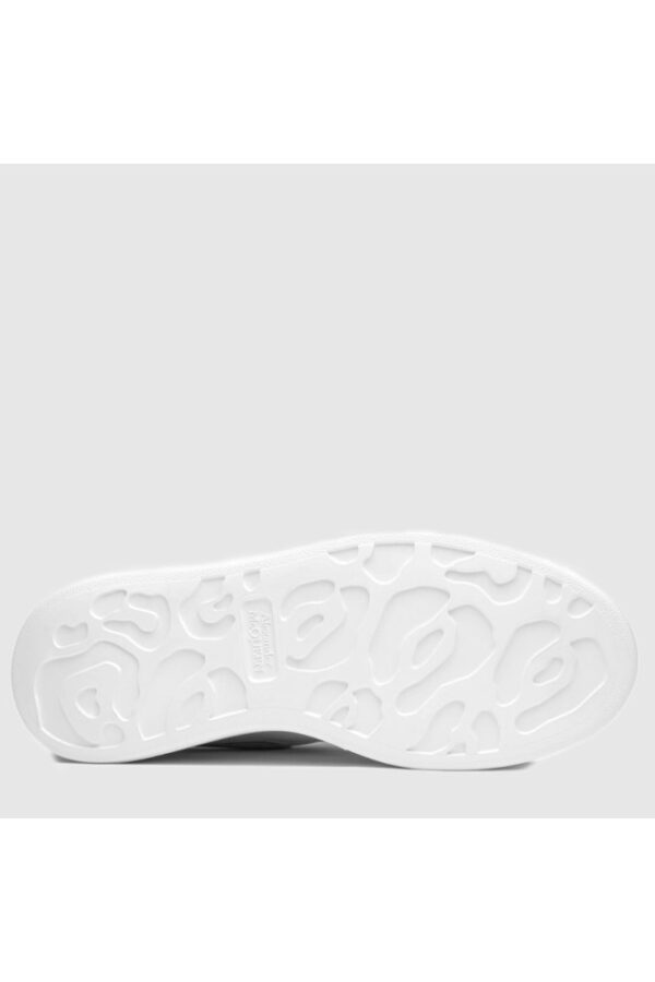 ALEXANDER MCQUEEN Białe sneakersy damskie z różowym napiętkiem