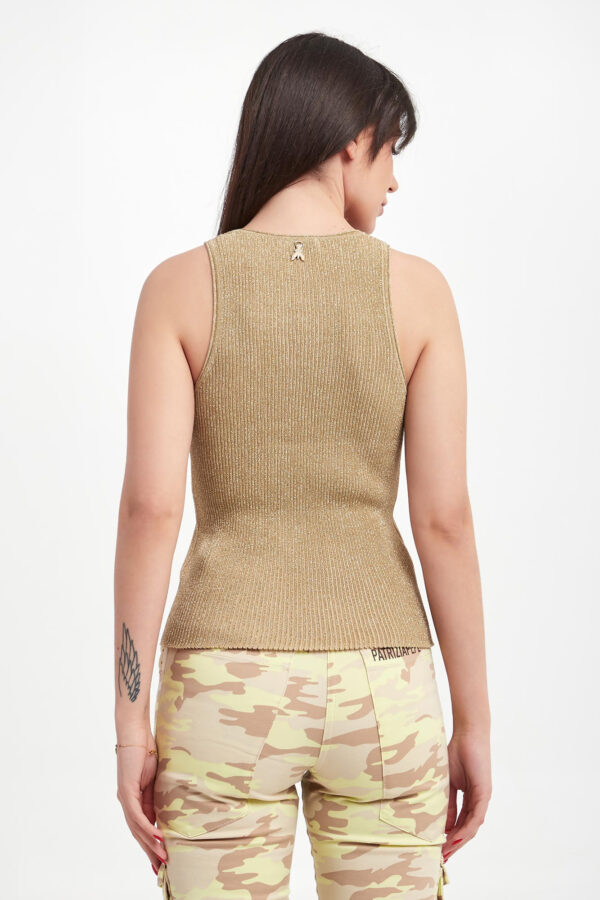 Top damski lureksowy PATRIZIA PEPE