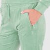 JUICY COUTURE Seledynowe damskie spodnie dresowe Tina