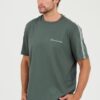 ARMANI EXCHANGE Zielony męski t-shirt bawełniany