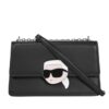 KARL LAGERFELD Czarna torebka K/ikonik 2.0 Leather