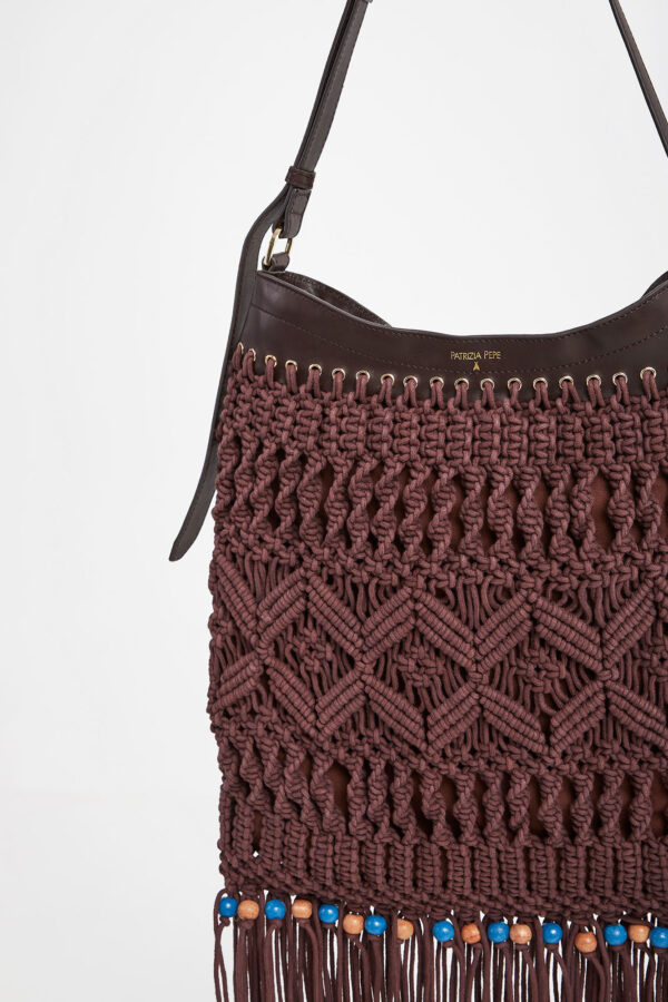 Torebka pleciona PATRIZIA PEPE