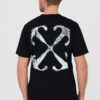 OFF-WHITE Czarny męski t-shirt