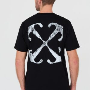 OFF-WHITE Czarny męski t-shirt