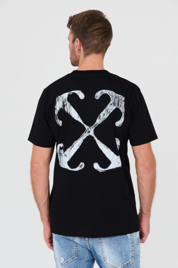 OFF-WHITE Czarny męski t-shirt