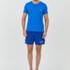 EMPORIO ARMANI Niebieski męski t-shirt basique