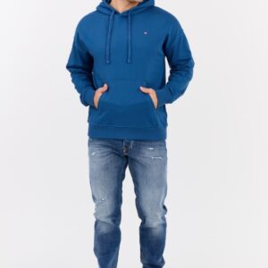 DIESEL Błękitna męska bluza S-ROB-HOOD-MICRODIV