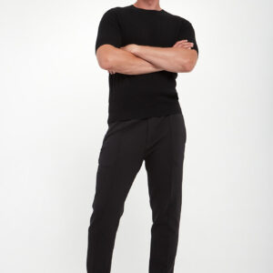 2d8cccaa6ca4675fe0f13b19bf2f9deef0ef3c4d T-shirt męski dzianinowy z kaszmirem EMPORIO ARMANI